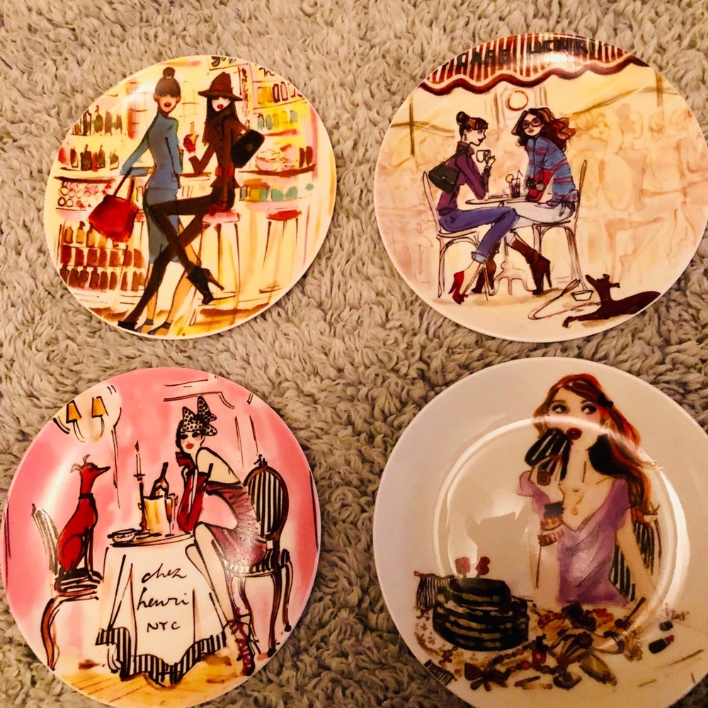 Henri Bendel Collectible Plate Set
